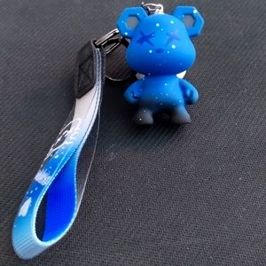 Fashion Gradient Bear Doll Keychain for Handbag